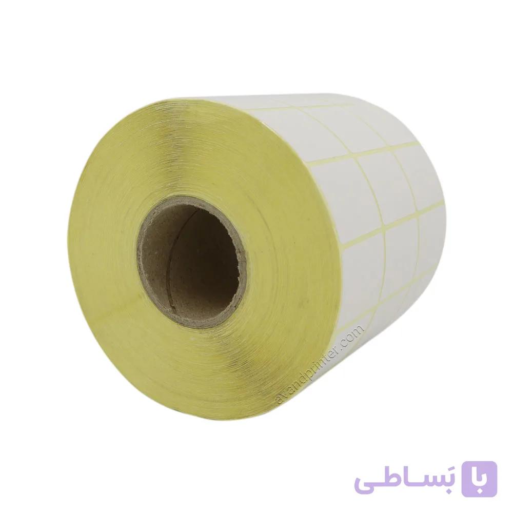 لیبل (برچسب) کاغذی رنگی سه ردیفه Paper Label 20×20 — تصویر 1
