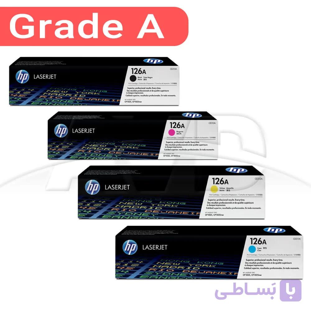 ست کارتریج اچ پی HP 126A چهار رنگ — تصویر 1
