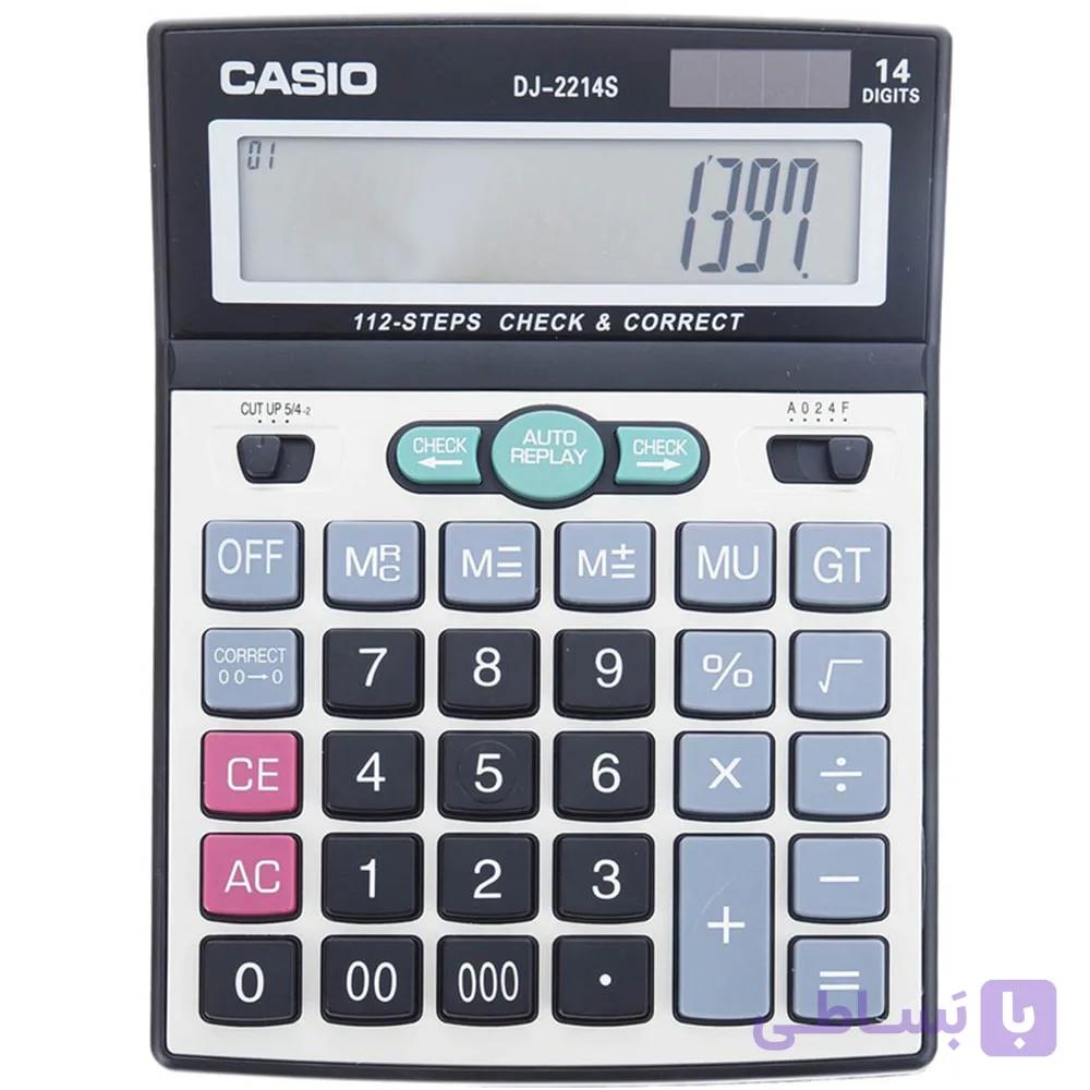 ماشین حساب کاسیو غیر اورجینال DJ-2214S — تصویر 1