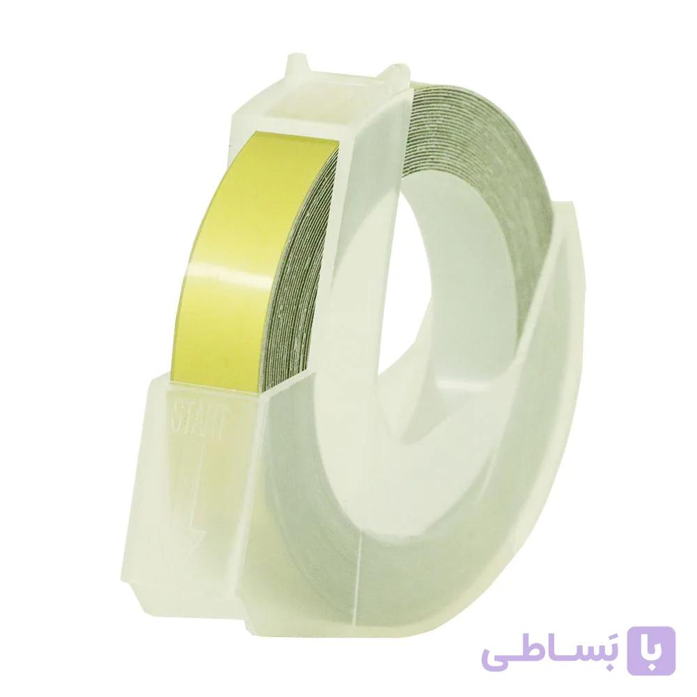 نوار یدک لیبل زن دستی دایمو رنگ طلایی