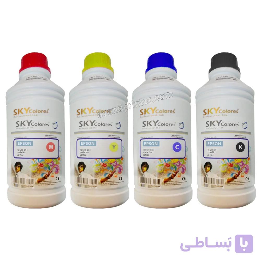 جوهر پرینتر سابلیمیشن رنگ مشکی اپسون DX5 – DX7 – 5113 یک لیتری — تصویر 1
