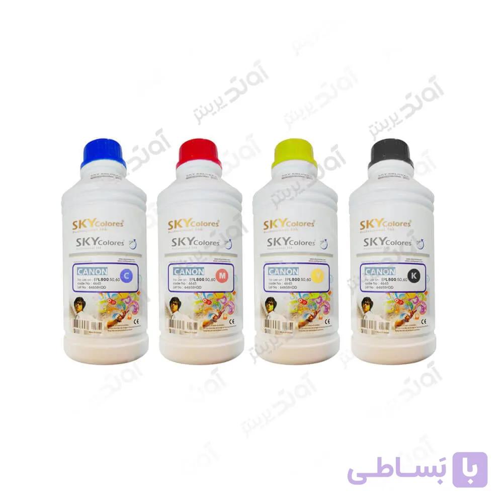 جوهر پرینتر کانن رنگ قرمز Canon Sky Colors 1Liter — تصویر 1