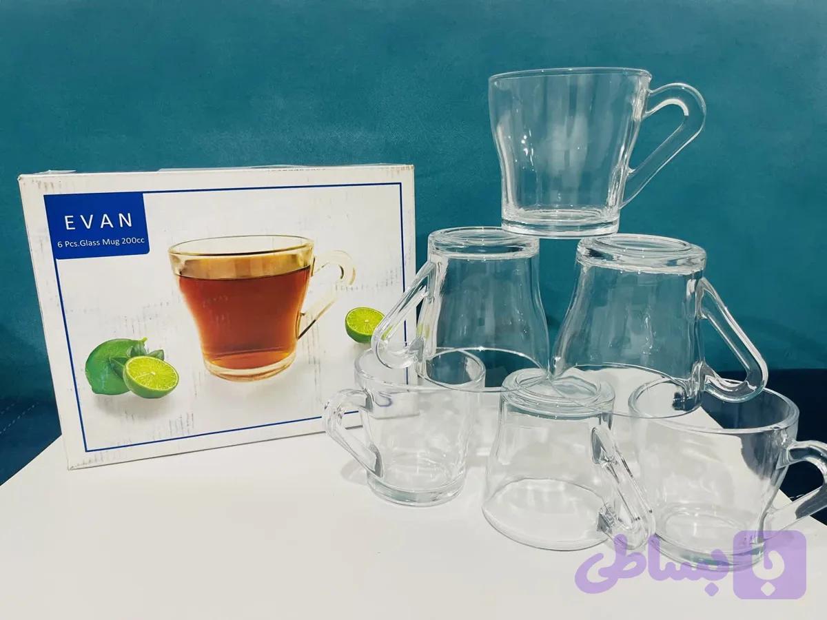 لیوان دسته دار کمر باریک اوان