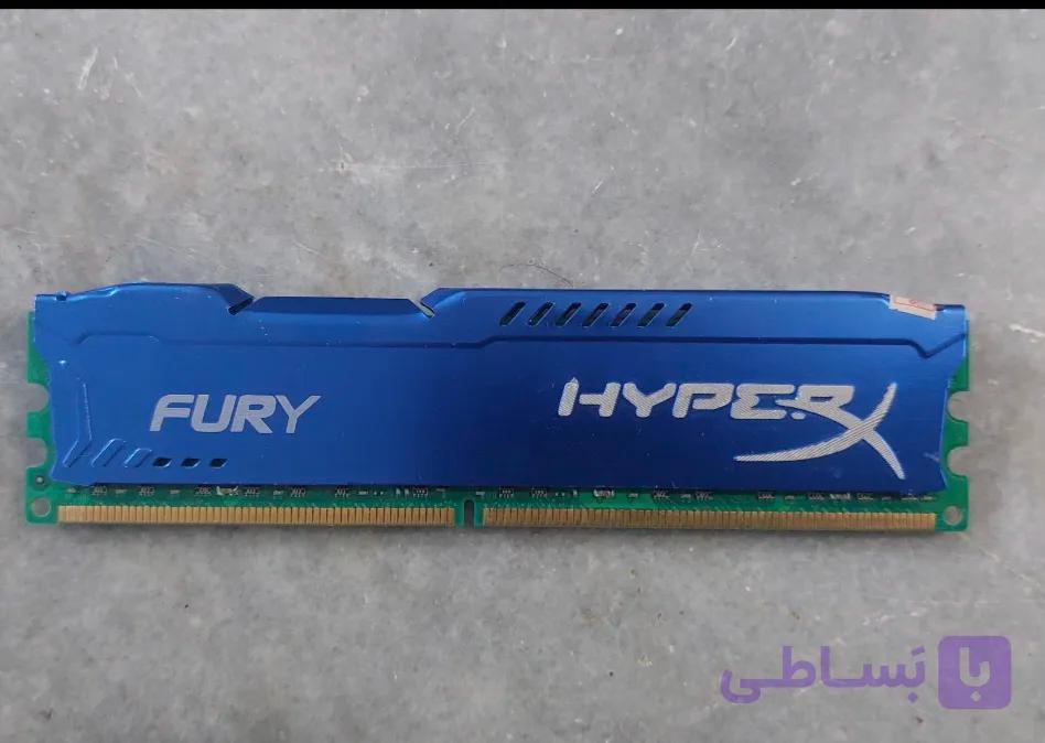رم ۲ گیگ ddr2 دسکتاپ برند hyperx اورجینال کارکرده و غیر آکبند
