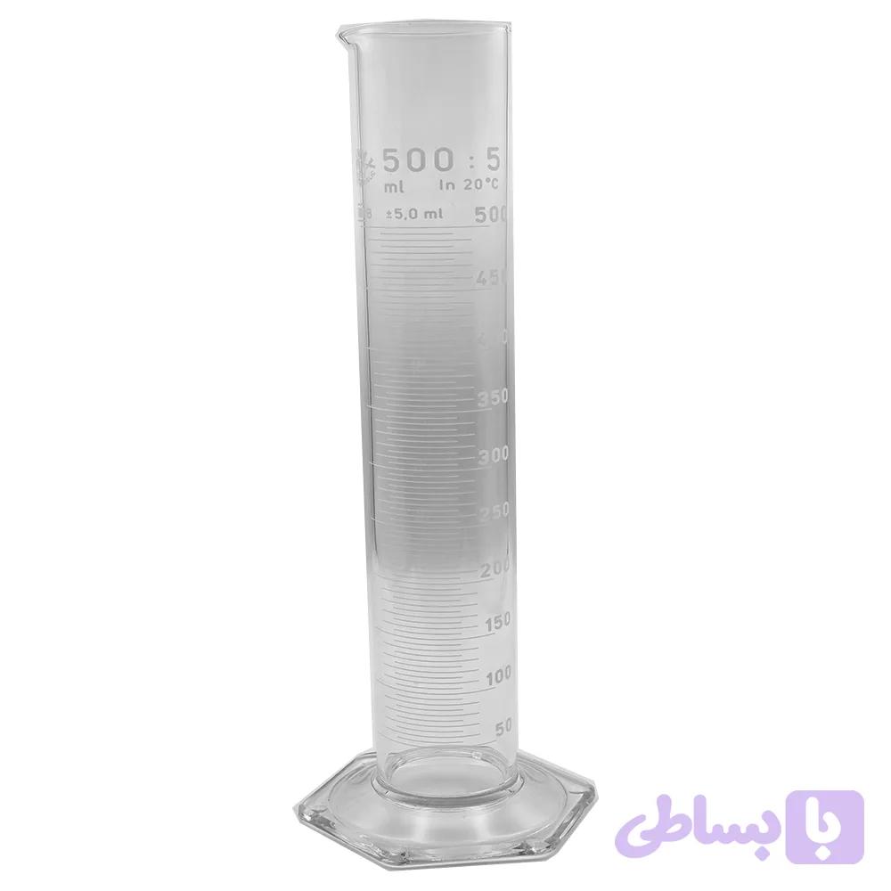 استوانه مدرج شیشه‌ای 500 میلی‌لیترSIMAX