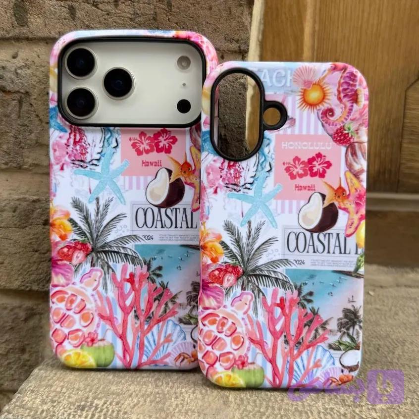قاب آیفون pink coconut — تصویر 1