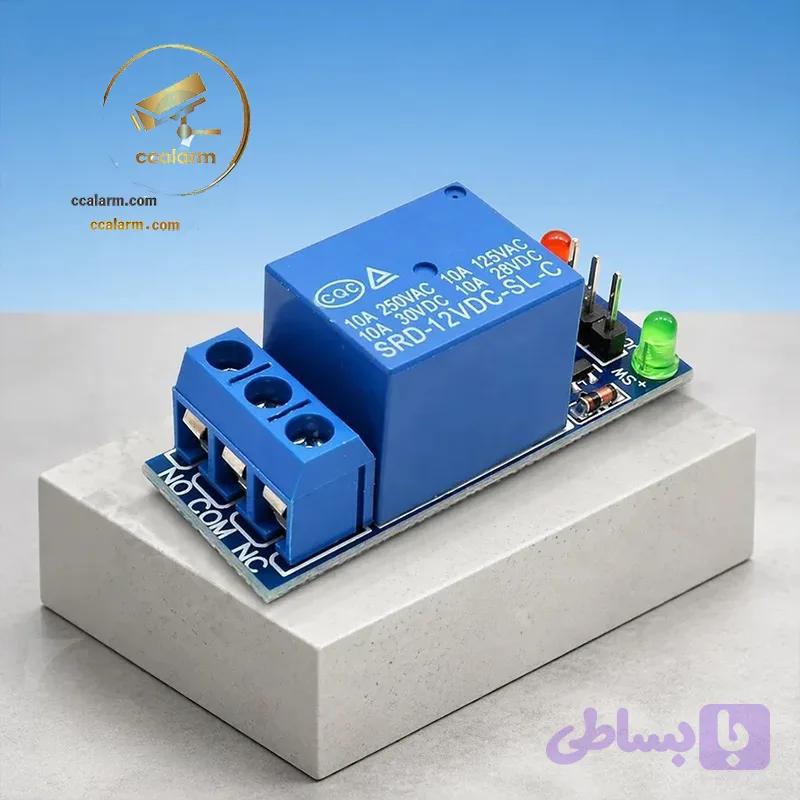 ماژول رله 12 ولت تک کانال