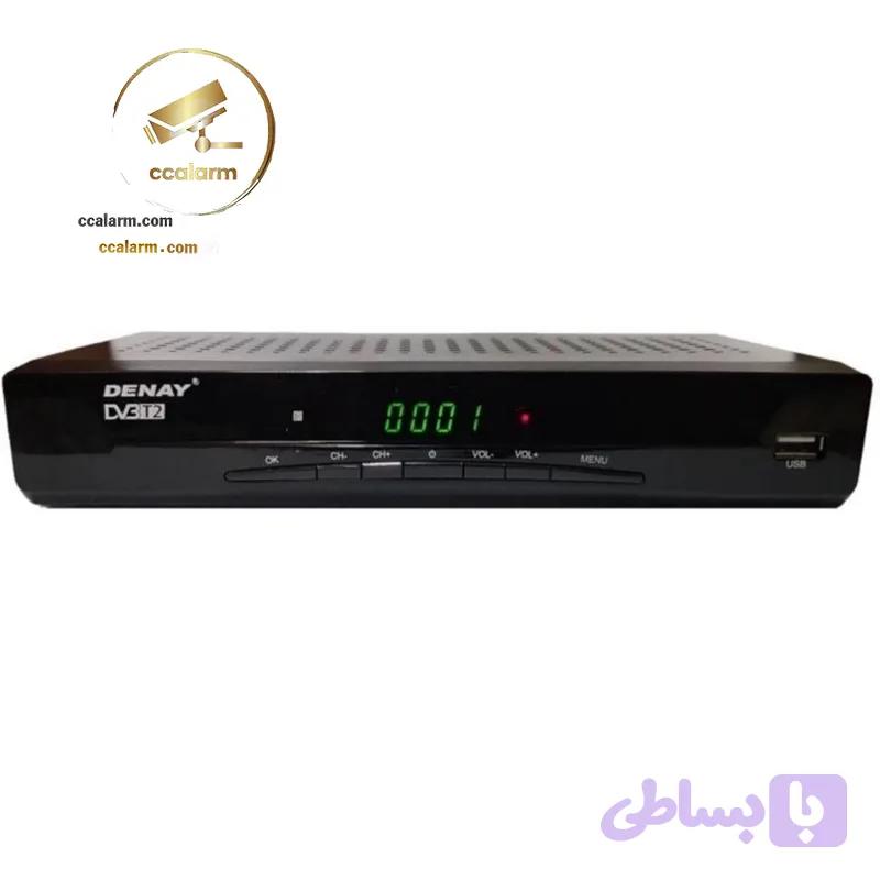 گیرنده دیجیتال دنای مدل 1033H با کیفیت Full HD، قابلیت ضبط برنامه‌ها، پشتیبانی از فرمت‌های متنوع و رابط کاربری آسان — تصویر 1
