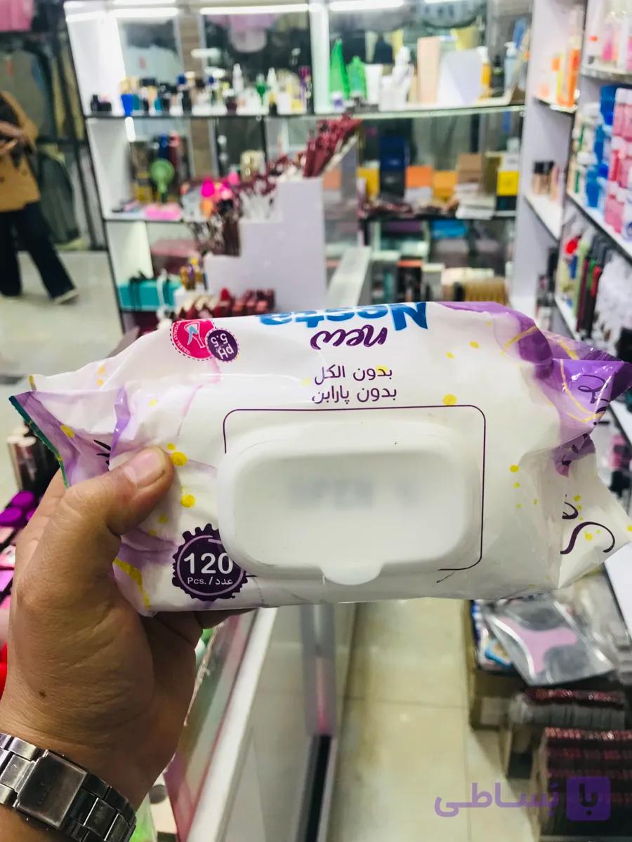 دستمال مرطوب ۱۲۰عددی