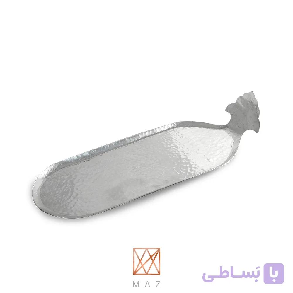 سینی رولت خوری مسی مدرن ملک تاج — تصویر 1
