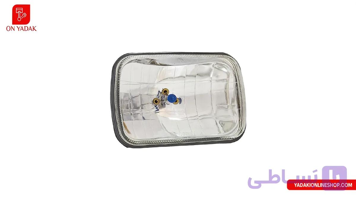 چراغ جلو بلوری چهارگوش خط دارKEINTمناسب انواع وانت مزدا،وانت تویوتا — تصویر 1