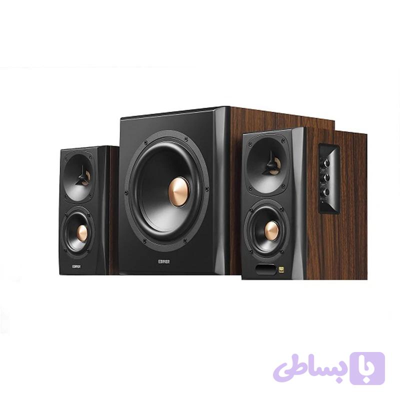 اسپیکر Edifier S360 قهوه‌ای؛ صدای حرفه‌ای و قدرتمند — تصویر 1