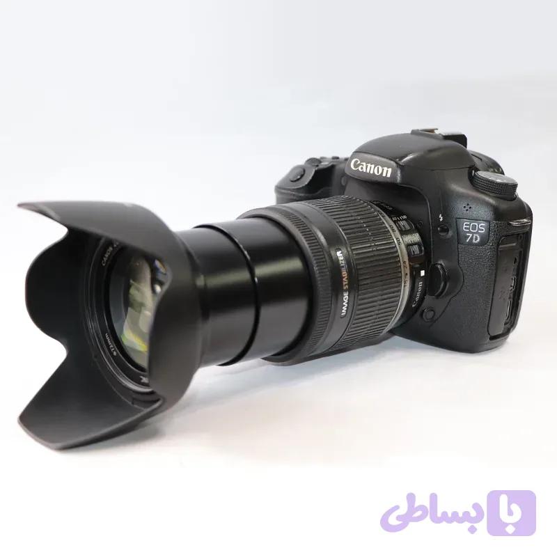 دوربین عکاسی کانن مدل 7D با لنز 18.200 لرزشگیردار ( استوک ) — تصویر 1