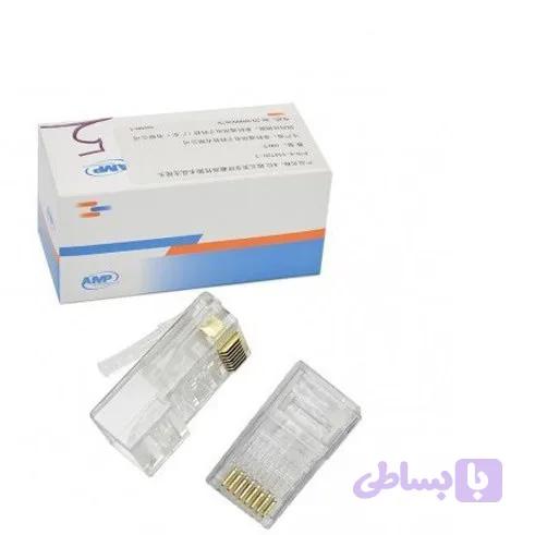 سوکت شبکه CAT5 – UTP (بسته 100 عددی) AMP