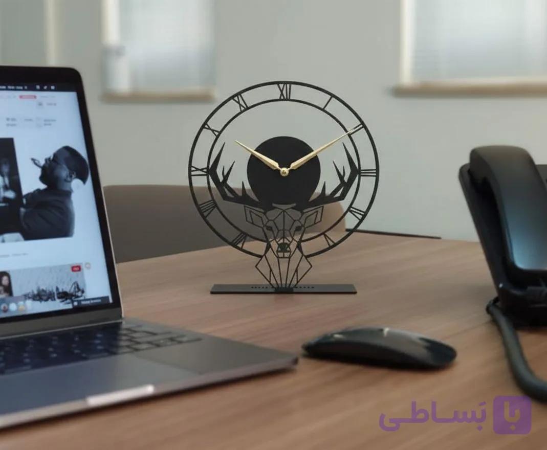 ساعت رومیزی مدرن گوزنی کد H368