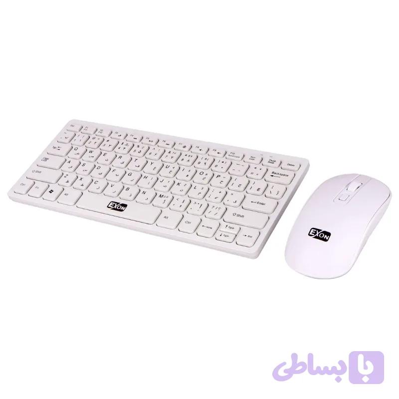 کیبورد و موس بی سیم اکسون K120 — تصویر 1