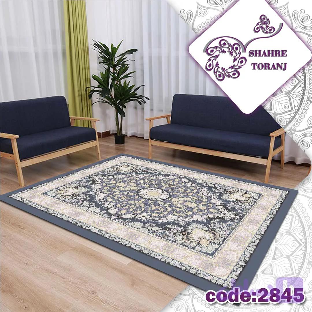 روفرشی کشدار و فرشینه طرح فرش کد 2845 — تصویر 1
