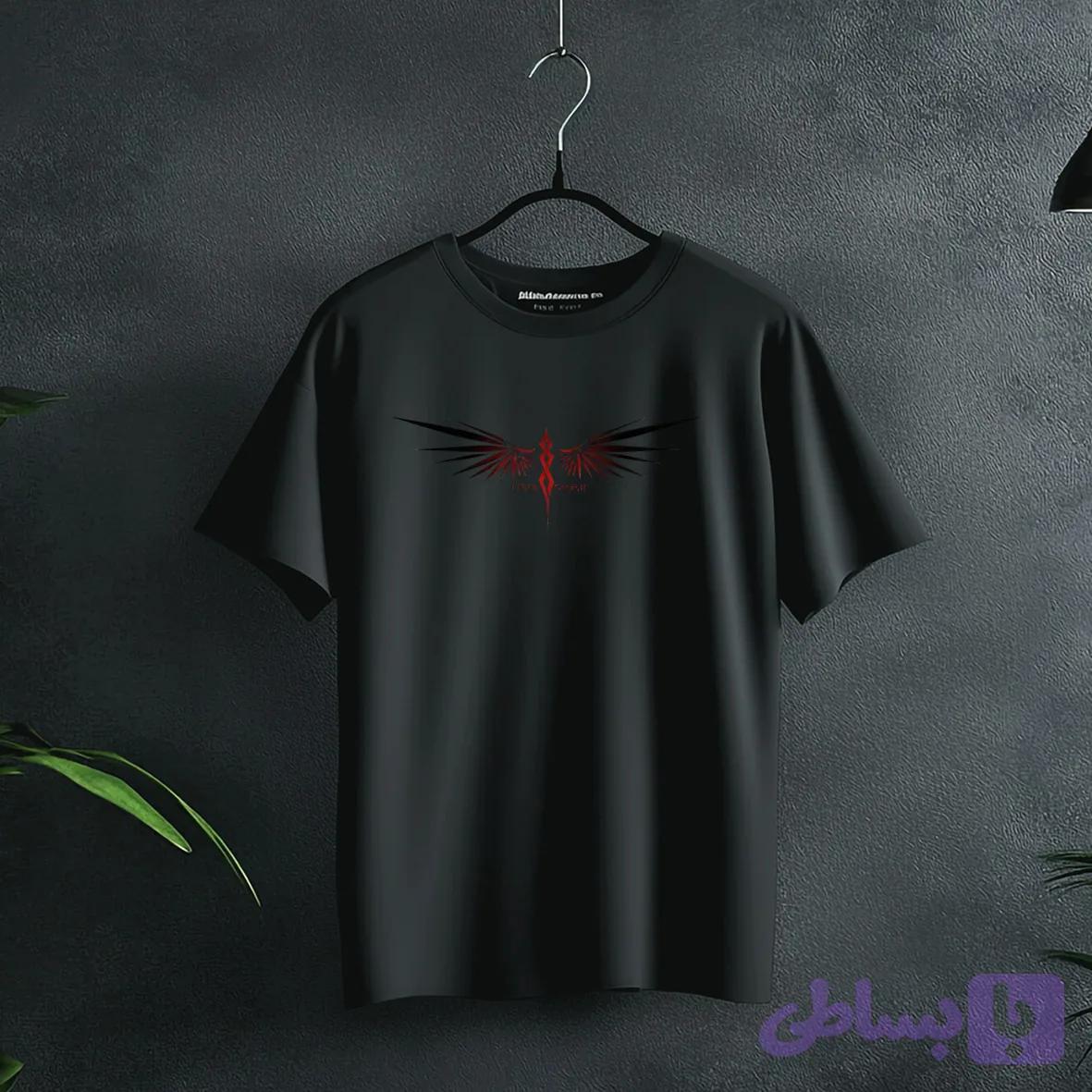 تیشرت مردانه آستین کوتاه مدل ققنوس کد 77774 — تصویر 1