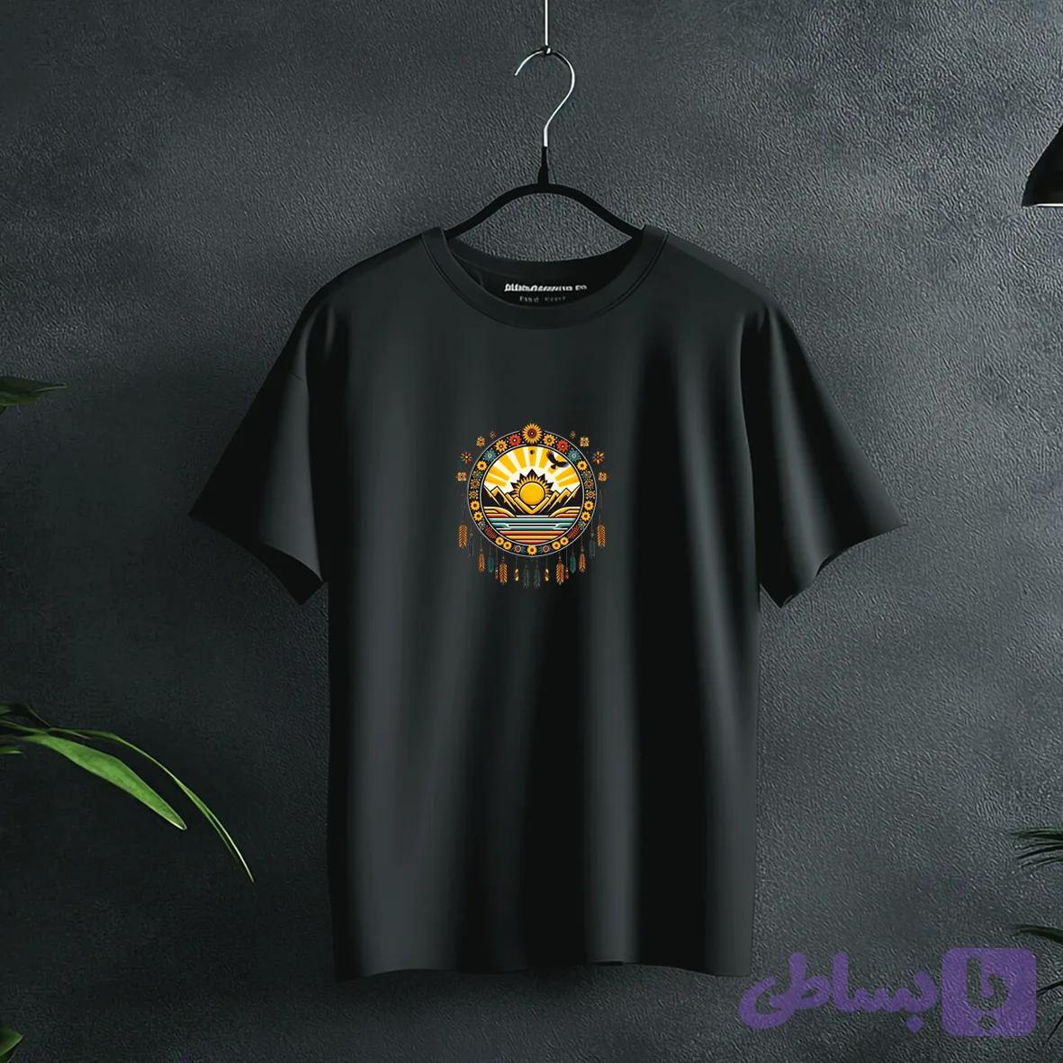 تیشرت مردانه آستین کوتاه مدل دریم کد 77772 — تصویر 1