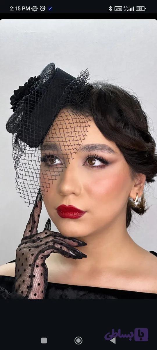 کاپ‌ کلاه کوچک مجلسی دخترانه و زنانه