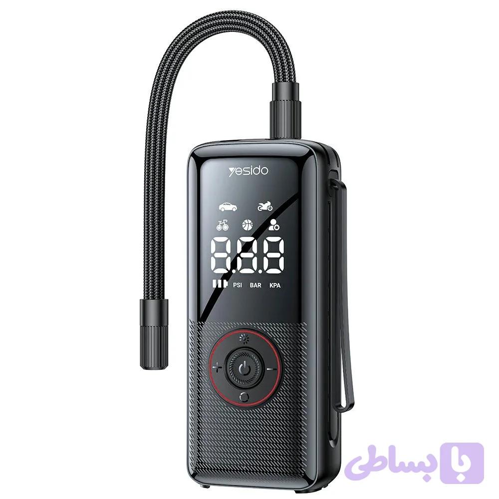 کمپرسور باد بی‌سیم YESIDO مدل VC17 برای خودرو و دوچرخه