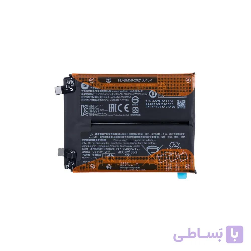 باتری اصلی شیائومی Xiaomi 11T Pro/BM58 برند jCiD