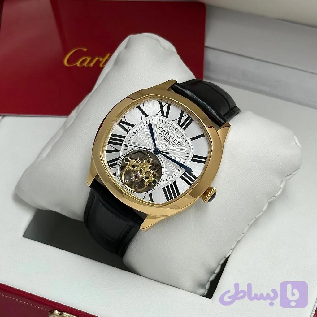 ساعت مچی مردانه کارتیه مربعی اتوماتیک اپن هارت — تصویر 1
