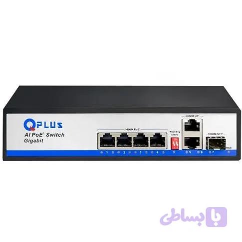 سوئیچ شبکه کیوپلاس مدل PL-P8002