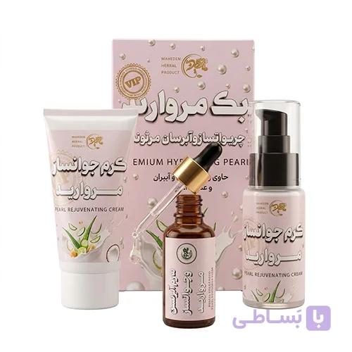 پک جوانساز مروارید (سرم لیفت + کرم حجم‌دهنده)