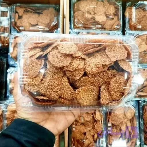 چیپس کنجدی طبیعی 250 گرم — تصویر 1