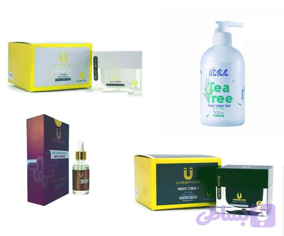 پکیج طلایی روتین پوستی روزانه لاکچری کوین