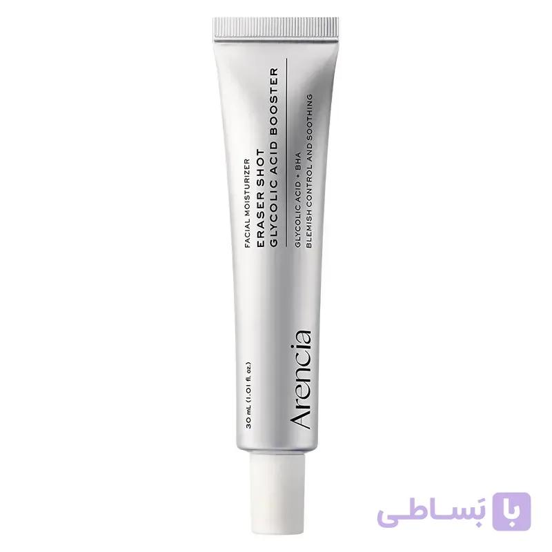 بوستر شات گلیکولیک اسید آرنسیا Arencia روشن کننده،مرطوب کننده و کنترل چربی صورت حجم 30 میل — تصویر 1