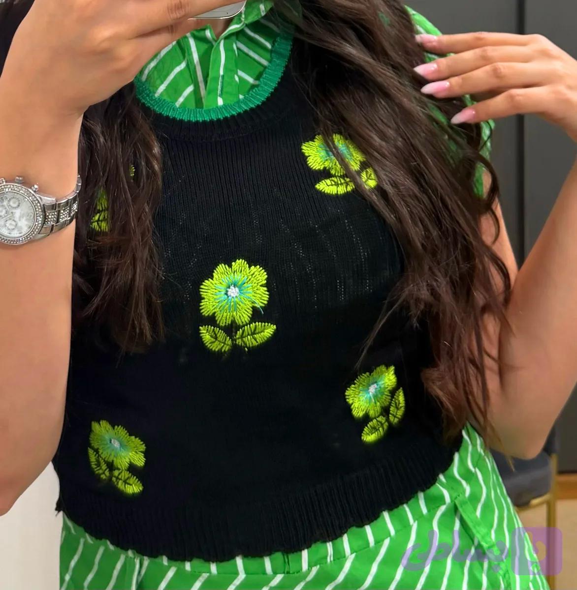 تاپ زنانه بافت وارداتی