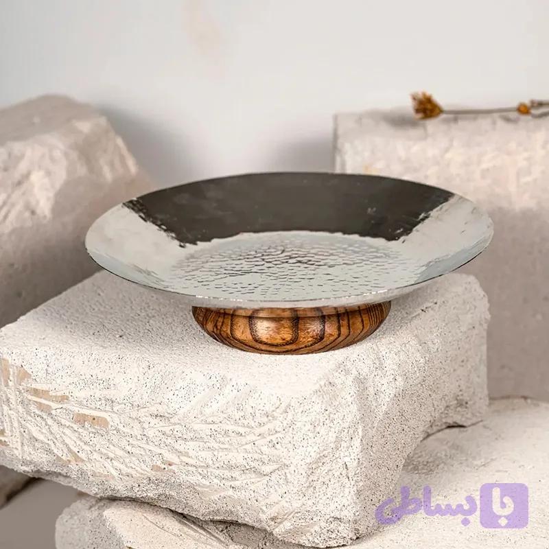 شیرینی خوری چوب و مس — تصویر 1