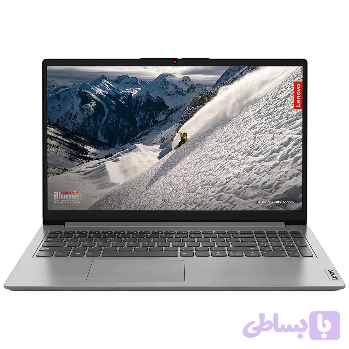 لپ تاپ 15.6 اینچی لنوو مدل IdeaPad 1 15AMN7-Athlon Silver 7120U 8GB 256SSD — تصویر 1