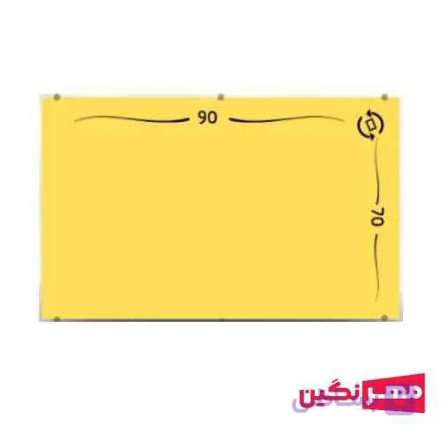 تخته وایت برد شیشه ای (گلس برد) دیواری ۹۰×۱۵۰ — تصویر 1
