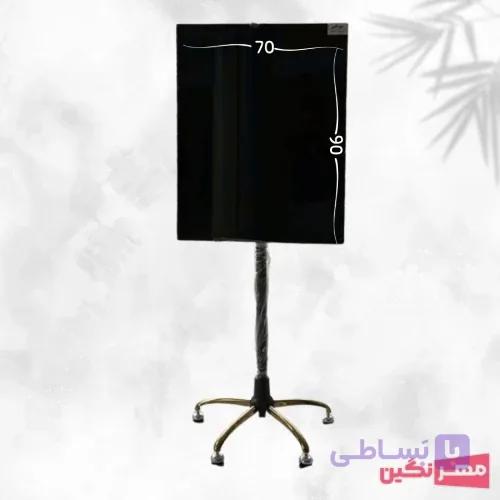 تخته وایت برد شیشه ای مدیریتی (گلس برد) پایه دار ۷۰×۹۰ — تصویر 1
