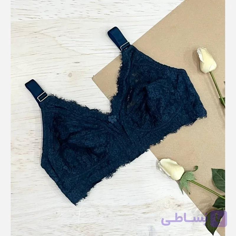 سوتین دانتل بدون فنر زنانه (سینه بند راحتی) سایز 75-90