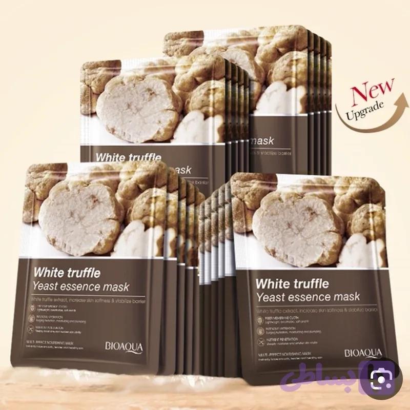 ماسک جدید صورت ورقه ای سفید کننده ترافل سفید WHITE Truffle Yeast Essence Mask