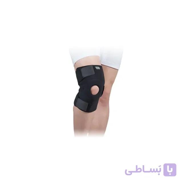 زانوبند کشکک باز قابل تنظیم نئوپرنی کیورد (کد 13104) — تصویر 1