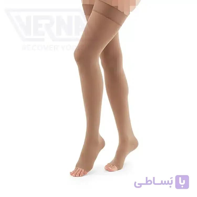 جوراب واریس ورنا پلاس AG سیلیکون دار (کد S103) — تصویر 1