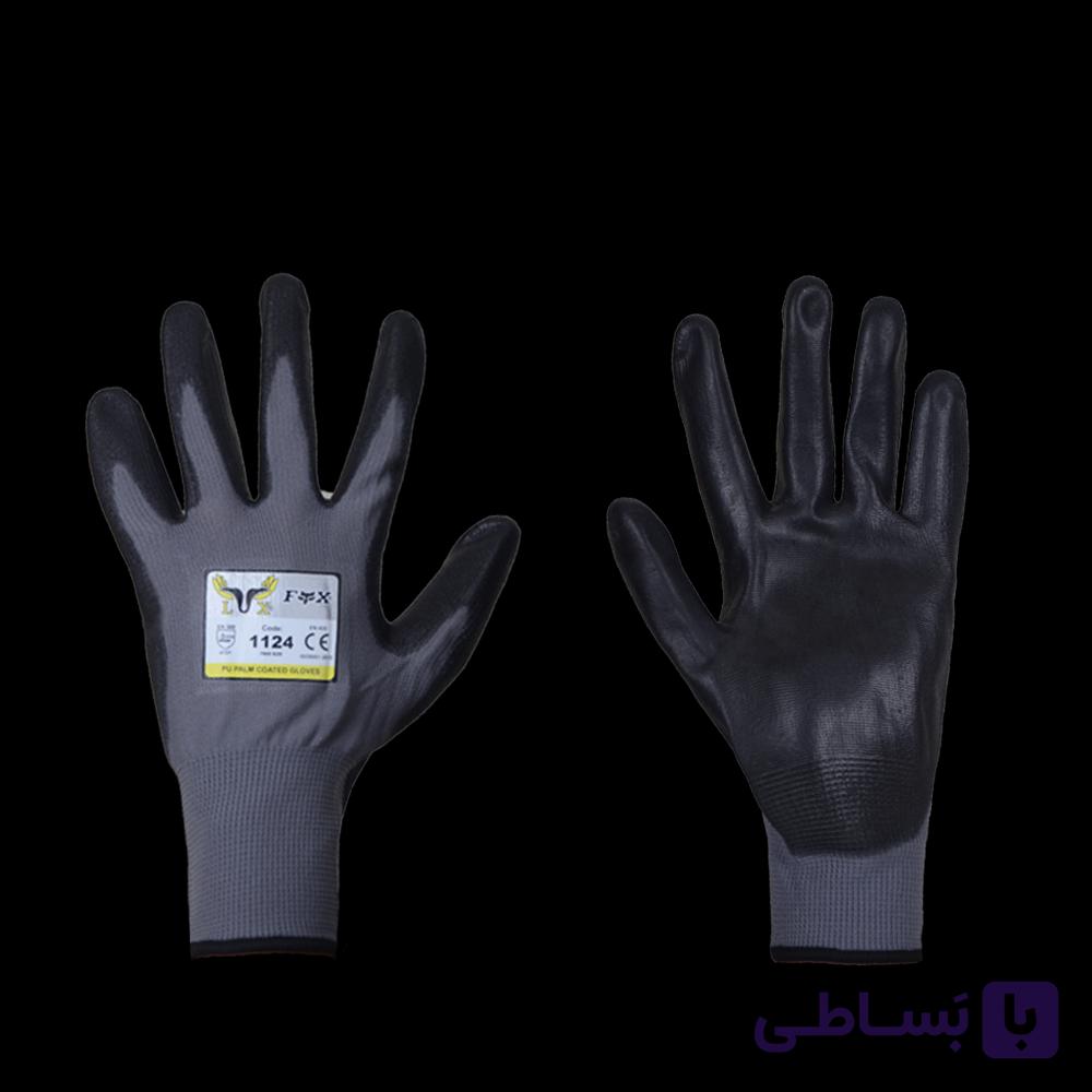 دستکش ایمنی کف مواد پی یو لوکس اسپادانا کد 1124 PU