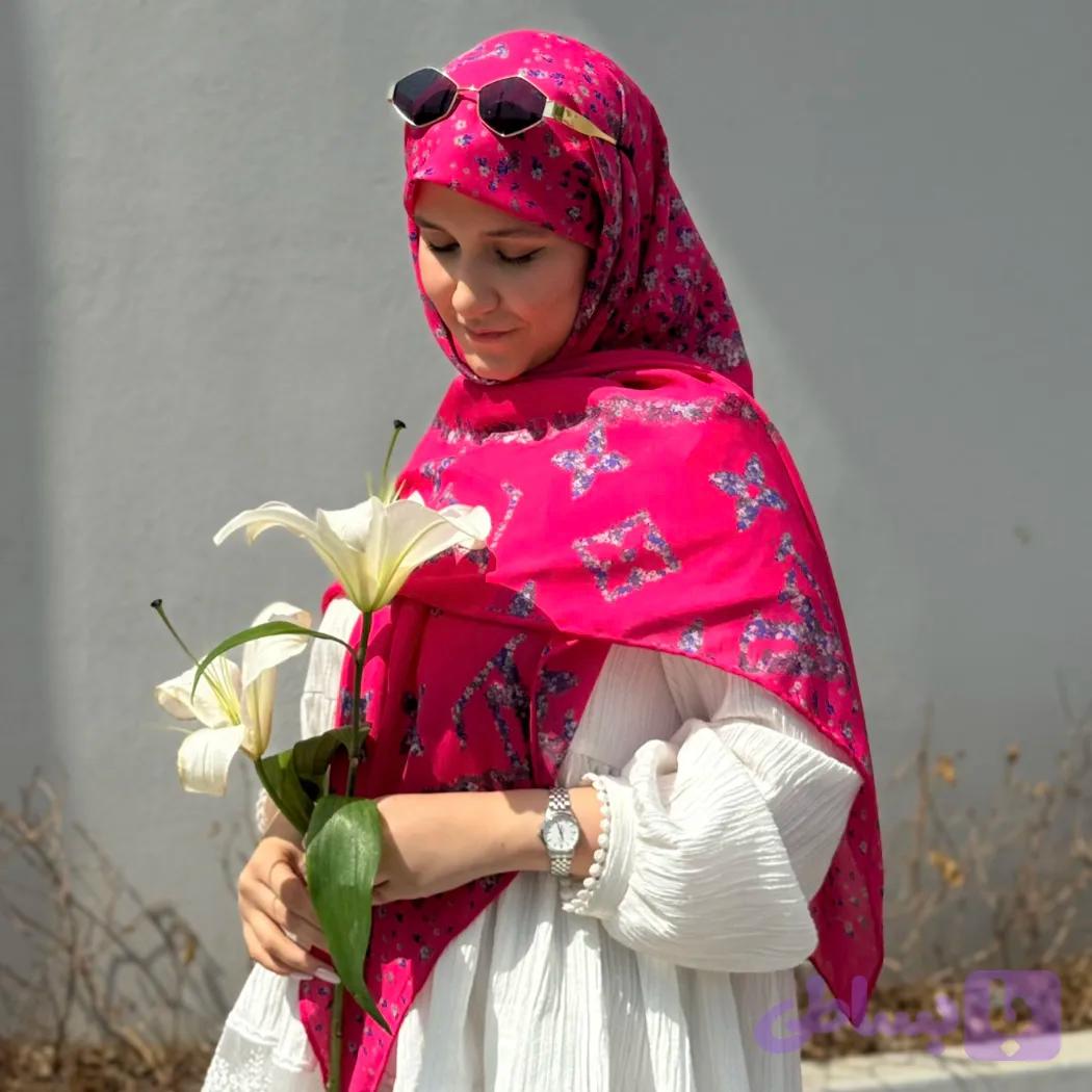 روسری وال ترک نخی LV