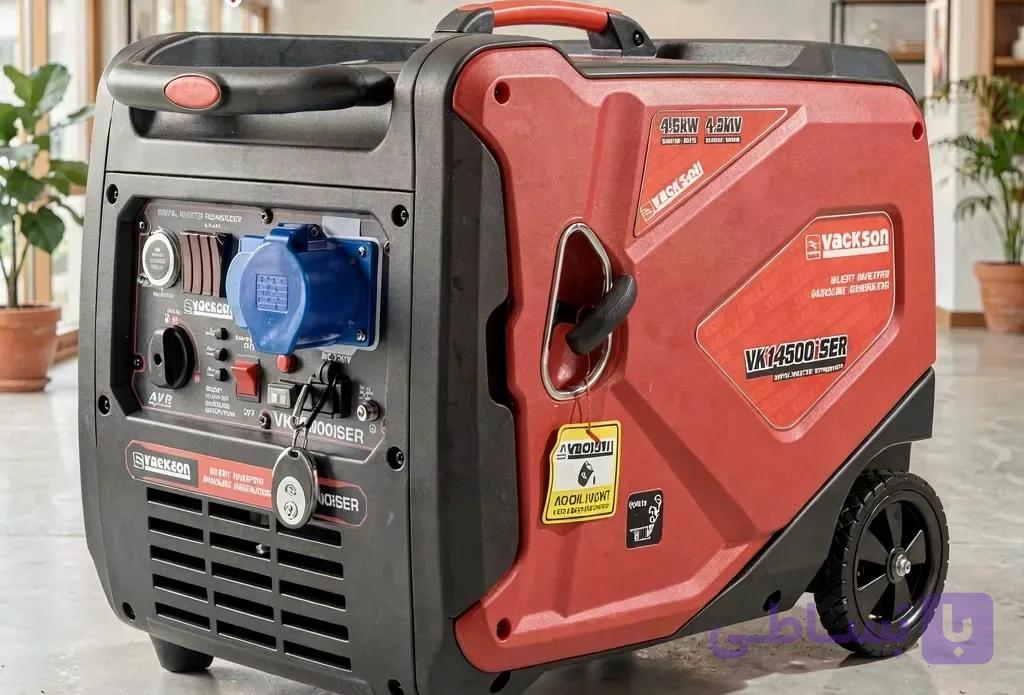 موتور برق واکسون اصل سوپر سایلنت ریموت دار و استارتی 4.5 کیلووات مدل VK14500iSER 4 .2kw — تصویر 1