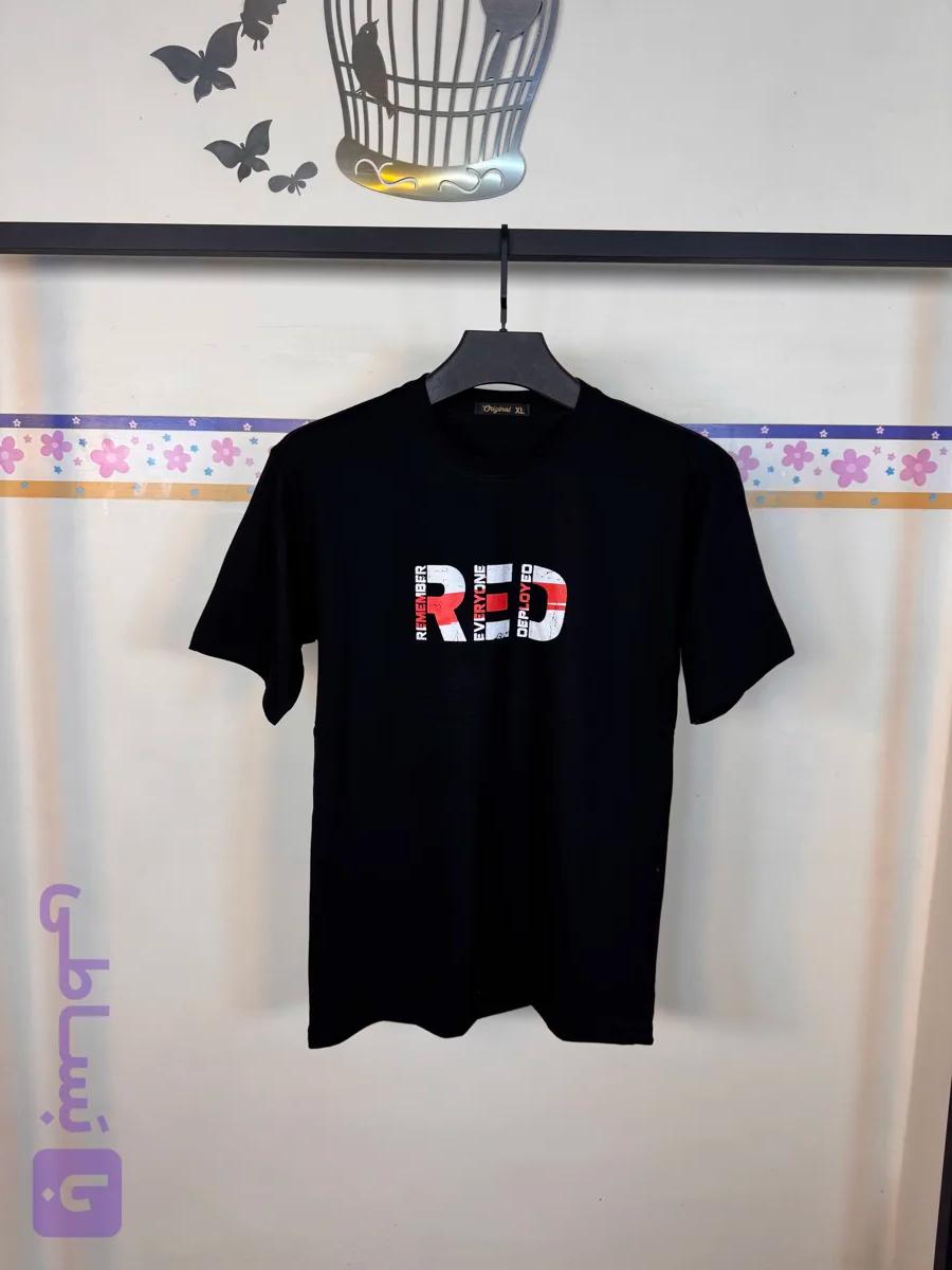 تیشرت RED آستین کوتاه پنبه