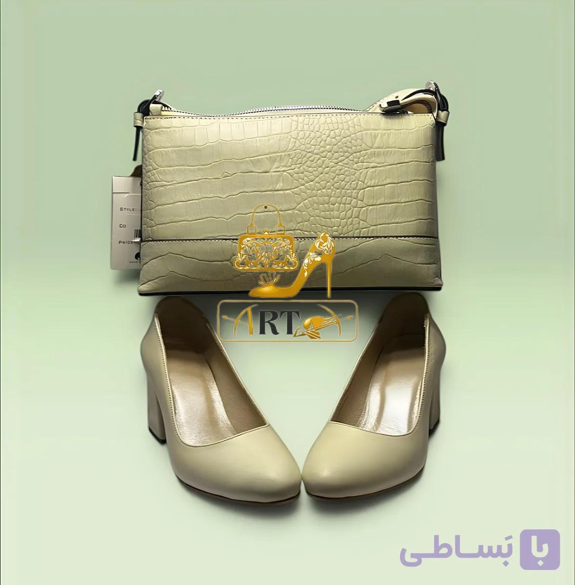 کیف مجلسی و روزمره هدی از چرم طبیعی گاوی تبریز