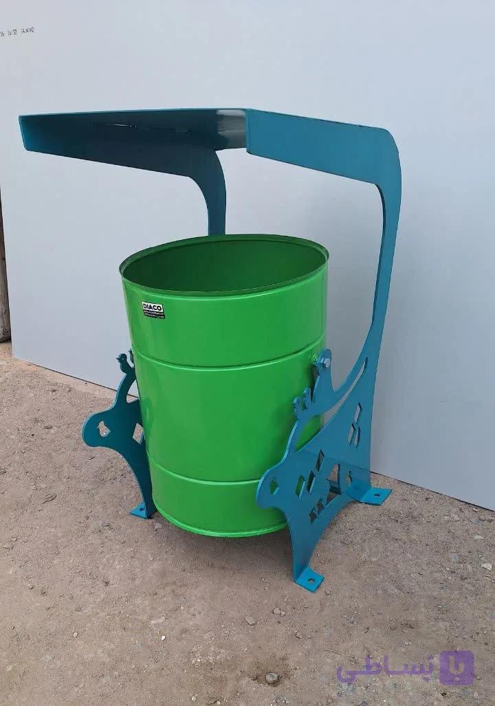 سطل زباله پاندولی با برش CNC
