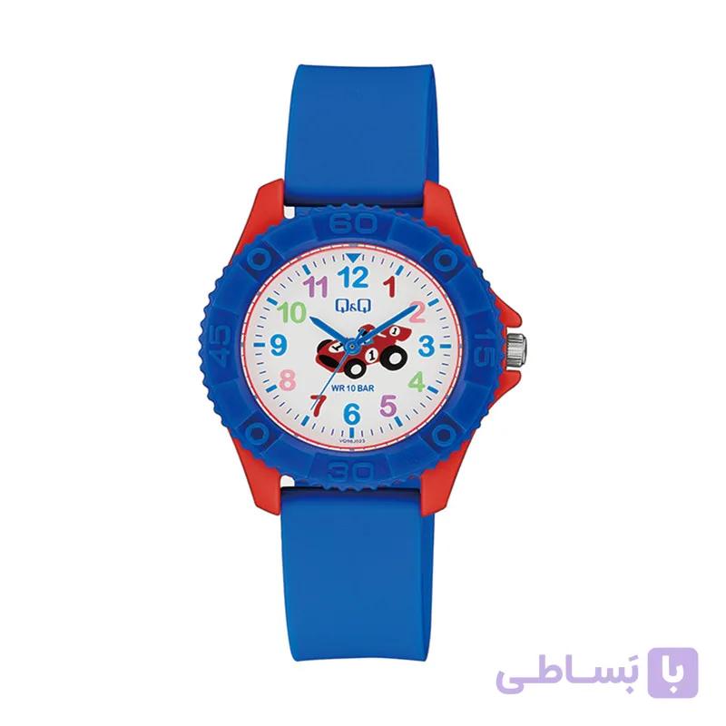 ساعت  مچی عقربه ای پسرانه کیو اند کیو مدل VQ96J023Y