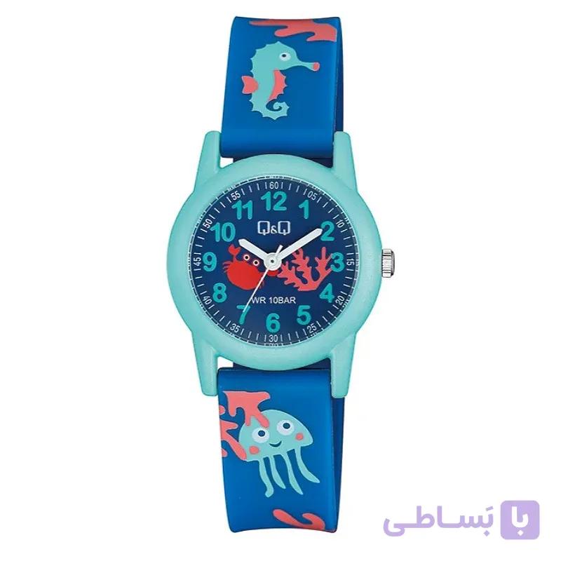 ساعت مچی عقربه‌ای کوارتز بچگانه کیو اند کیو مدل VR99J017Y