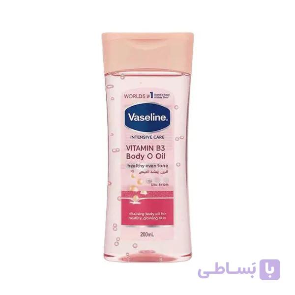 روغن بدن وازلین Vitamin B3 Body Oil حجم 200 میلی‌لیتر | آبرسان و نرم‌کننده پوست
